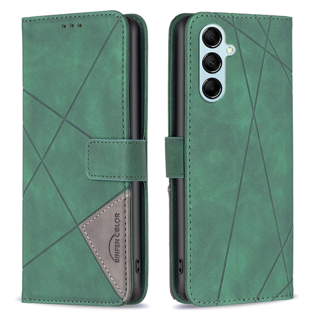 BINFEN COLOR BF05 til Samsung Galaxy M14 5G påtrykt PU-læderetui Pungstandscover BINFEN COLOR BF05 til Samsung Galaxy M14 5G påtrykt PU-læderetui Pungstandscover
